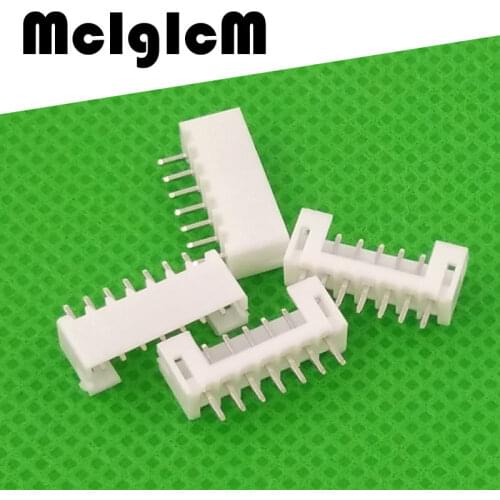 MCIGICM 1000pcs male material PH2.0 2mm 7 pins Connectors Leads pin Header PH-7A straight 2.0mm 7 pin Free shipping
