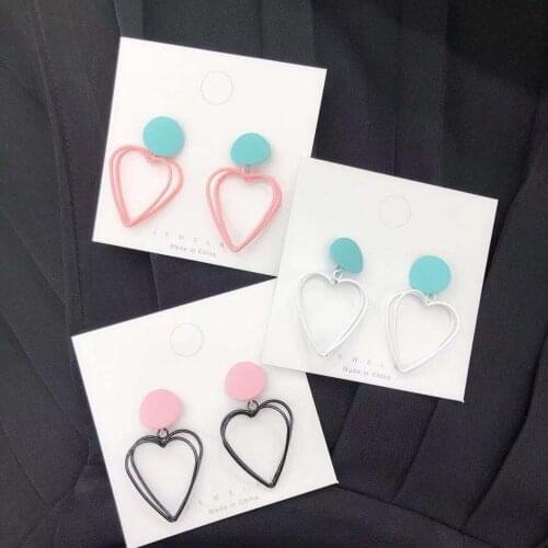 Fashion metal love spray paint round three-dimensional multi-color girl gift birthday gift