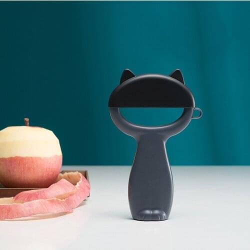 Cartoon Cat Vegetable Peeler Graters Potato Slicer Garlic Press Multifuction Plastic Kitchen Accessories Gadgets Cooking Tools