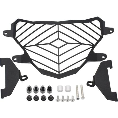 Black Aluminum Headlight Guard For BMW G310GS 2017 2018 2019 Headlamp Cover Quick Release Protection