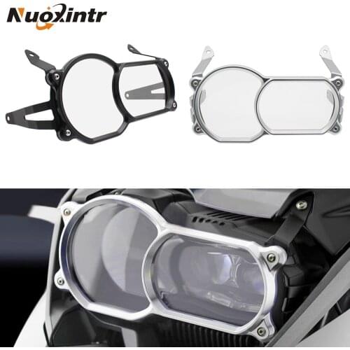 Nuoxintr CNC Aluminum For BMW R1200GS R1250GS LC R 1200 GS R 1200GS LC 2014-2018 with bracket Motorcycle Headlight Guard Protect