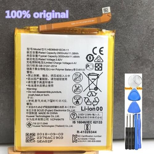 Original HB366481ECW-11 Battery For Huawei Honor 6C Pro 5C Honor 8 8 Lite Honor 7C Pro 7A Pro Honor 9 Lite P10 Lite P9 P9 Lite
