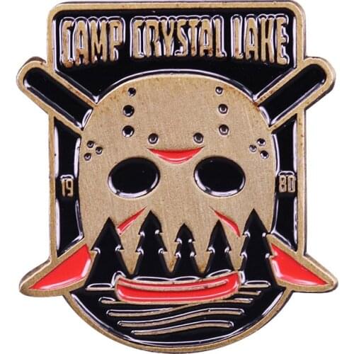 P5796 Dongmanli Retro Horror Movie Figure Enamel Pins Badge Brooch Backpack Bag Collar Lapel Decoration Jewelry