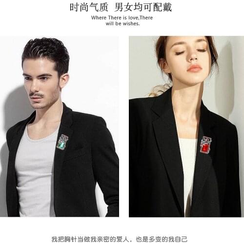 Earofcorn Retro Rectangle Rhinestone Crystal Flower Brooches Clothing Accessories