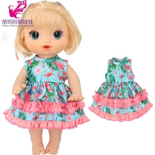30 Cm Doll Summer Dress 12 Inch Baby Doll Flower Dress Children Birthday Gifts