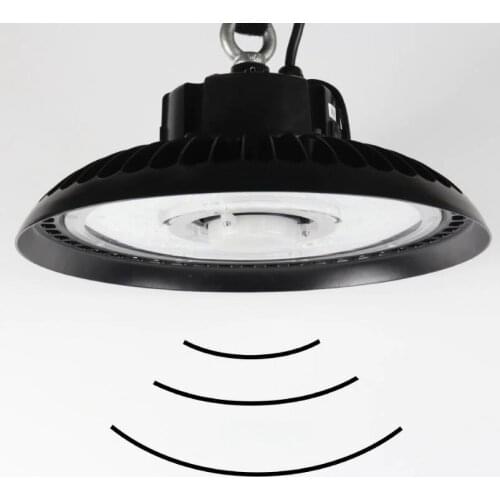5.8G Microwave Motion Sensor Light Dimming Function 150W UFO led high bay light with 19500lm