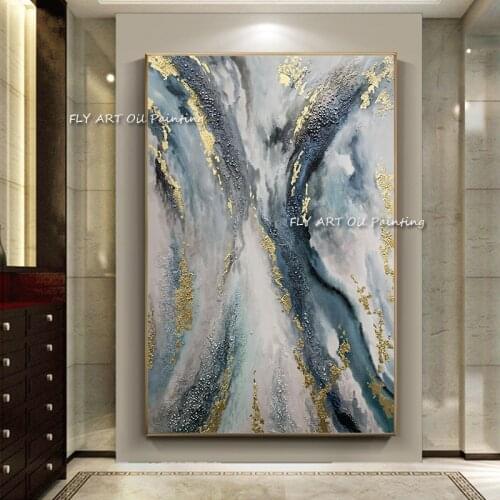 Abstract Oil Painting Handmade Modern Wall Art For Home Canvas Paintings Large Living Room Decoration Unframed
