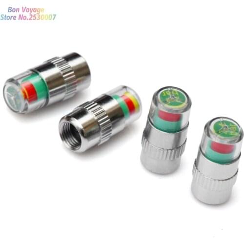 2.4bar Car Wireless Tire Pressure Cap Visual valve Cap For SEAT Ibiza Toledo Arosa Alhambra Exeo FR Supercopa Mii Cordoba Cupra