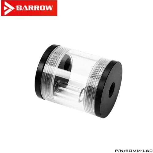 Barrow Computer DIY Water Cooling 50 Diameter Cylindrical Water Cooling Radiator 50MM-L60