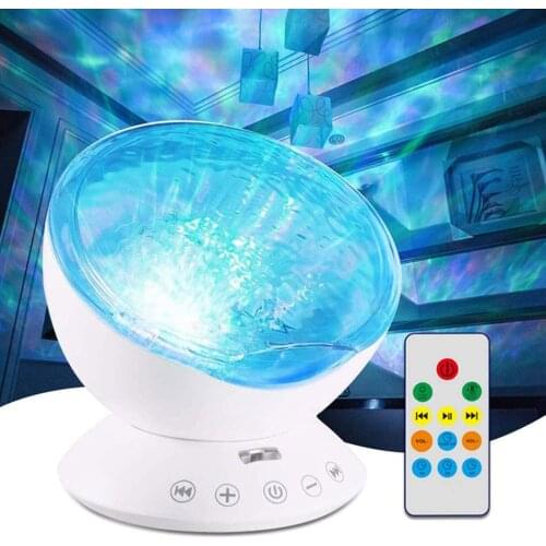 Creative Household Stunning LED Projection Nightlight Child USB Music Player Star Night Light Romantic Projection Lamp Gifts