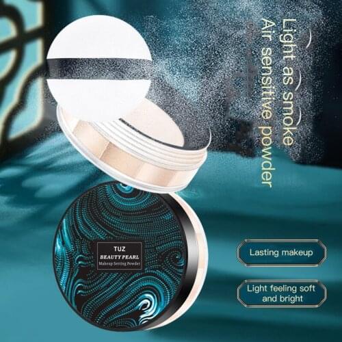 Matte Oil Control Face Powder Makeup Mineral Powder Waterproof Long-Lasting Even Skin Tone Setting Loose Powder Cosmetics TSLM1
