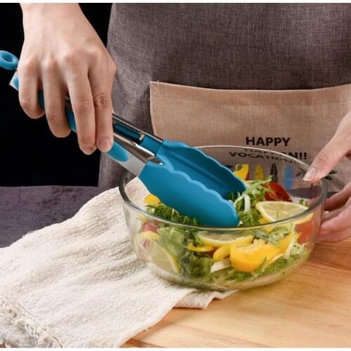 Multifunction Grill Tools Kitchen Gadgets Kitchen Accessories Barbecue Salad Food Clip BBQ Tongs Stainless Steel Kitchen Tools