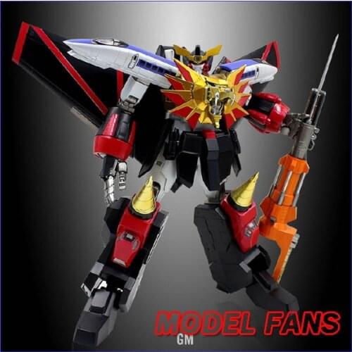 MODEL FANS INSTOCK GM 28cm The King of Braves GaoGaiGar Assembly contain light action figure robot toy