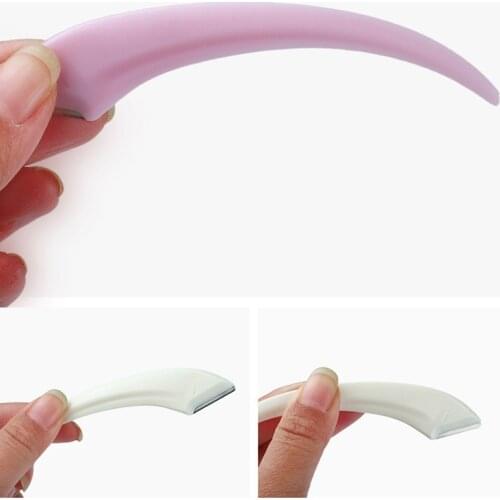 New Hot 2Pc/Set Eyebrow Razor Facial Hair Remover Eyebrow Trimmer Mini Makeup Shaper Shaver SMR88