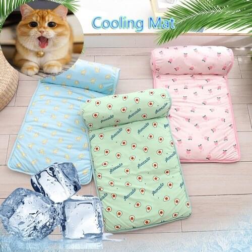 Dog Mat Cooling Summer Pad Mat Refreshing Blanket For Dogs Dog Self Cooling Mat Pet Carpet For Small Medium Cat Dogs Accessories