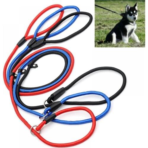 Pet Dog Leash Slip Collar Walking Leads P Chain Nylon Rope Dog Mountain Climbing Rope Puppy Pet Traction For Small Medium Dogs