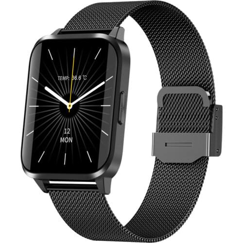 JM01 Mens Smart Watch 24 Hours Body Temperature Monitoring Heart Rate Exercise Pedometer Smartwatch Female Wristband Clock