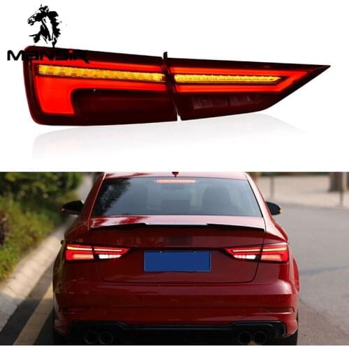 LED Car Taillight Tail Lamp Brake Reversing Rear Fog Lights For Audi A3 Sedan 2013 2014 2015 2016 2017 2018 2019 Backup Lamps