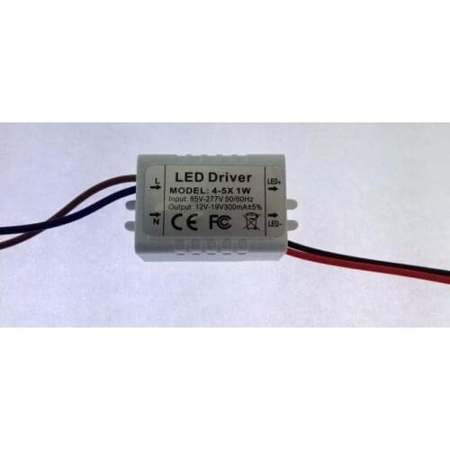 Free shipping LED Driver Ceiling Light Outside Drive 4-5X1W 4W 5W Power Transformer 10PCS