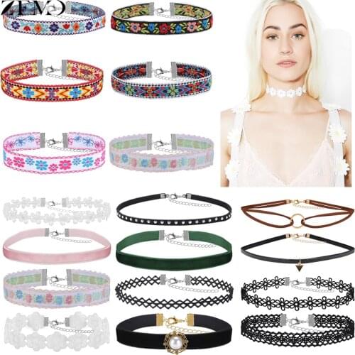 ZEMO Lace Chokers