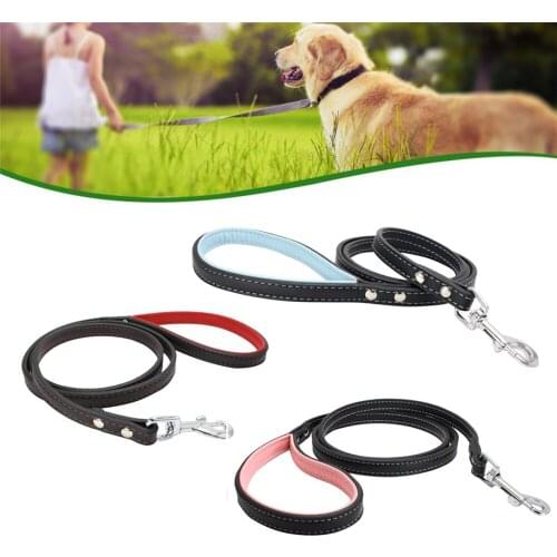1.2M Pu Leather Cat Leash Durable Outdoor Walking Training Lead Belt for Small Medium Cat Harness Collar Leash Strap Rope