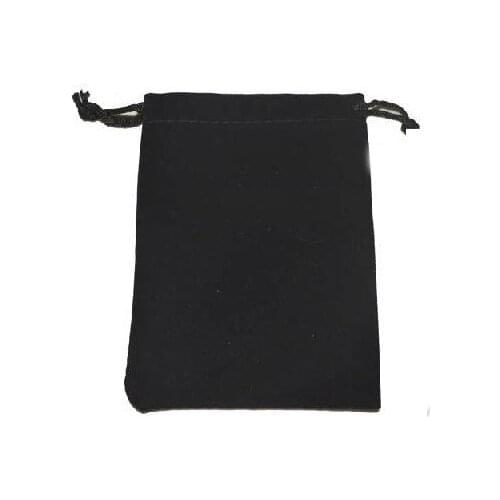 10*12cm 500pcs Black Velvet Bags For Jewelry Pouch Gift Bag Package With Drawstrings Bag Wed/necklace Diy Women Flannel Display
