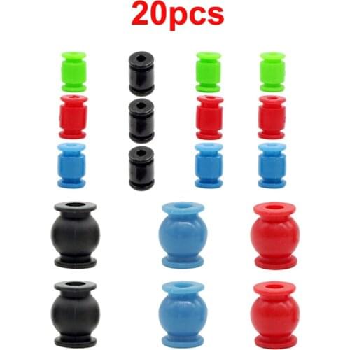 20pcs CC3D APM Anti Vibration Rubber Damper Ball Brushless Gimbal Shock Absorption Column for RC FPV Drone Flight Controller Fix
