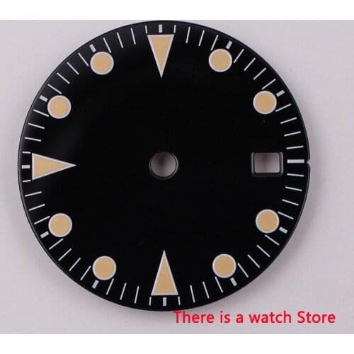 28.5mm luminous date window Watch Dial fit ETA 2824 2836 MIYOTA 8215 821A Mingzhu DG2813 Automatic Movement