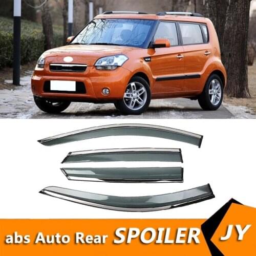 For KIA soul 2010-2013 Window Visor Vent Shades Sun Rain Deflector Guard For KIA soul Auto Accessories 4PCS/SET