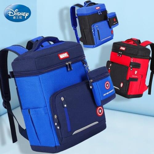 Genuine Disney Marvel Childrens Schoolbag Primary School Boys Girls Grades One, Two, Three, And 4 Lightweight Backpack