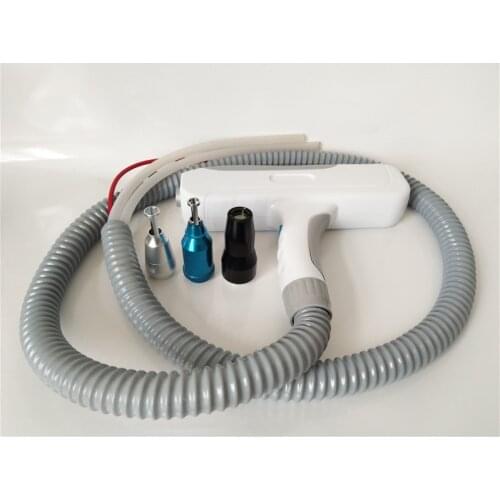 Button vesion Q-switched ND YAG laser handle for tattoo removal parts yag laser accessory