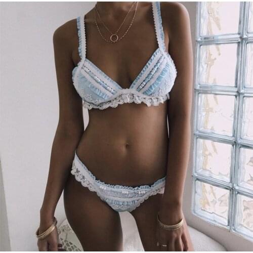 Lace Splice Bikinis 2019 New Swimwear Women Swimsuit Beach Bathing Suit Maillot De Bain Femme Biquini Sexy Brazilian Bikini Set