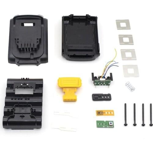 DCB200 Battery Plastic Case PCB Circuit Board for Dewalt 18V 20V 3.0Ah 4.0Ah DCB201 Li-Ion Battery Shell