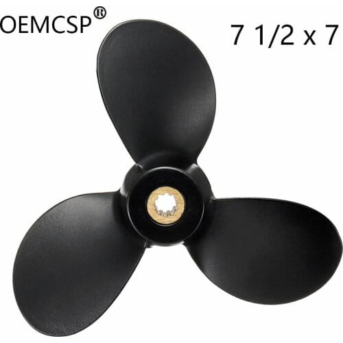 58110-91JN0-019 aluminum alloy propeller 7 1/2 x 7 for Suzuki outboard motor 4-6HP