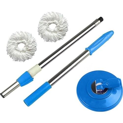 Hand Stainless Steel Overstretches Rotating Mop Pole General Mop Head Replacement
