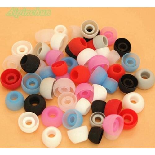 Aipinchun 6Pairs 4.5mm Silicone Earbuds Eartips Earplugs Cushion Replacement Headphone Ear Covers Tips For in-ear Earphone