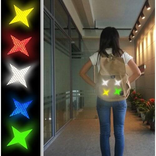 Reflective Tape Waterproof Self-Adhesive Safety Tape Reflector Conspicuity For Bmw Motorcycles Bicycles Backpack Scooter 25pcs