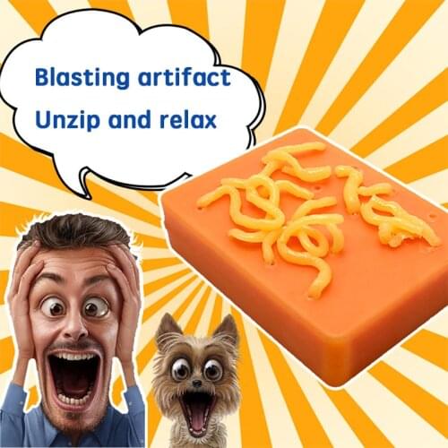 Funny Squeezing Pimple Toy Refillable Practical Decompression Of Pure Natural Environmental Protection Silicone Kids Toys