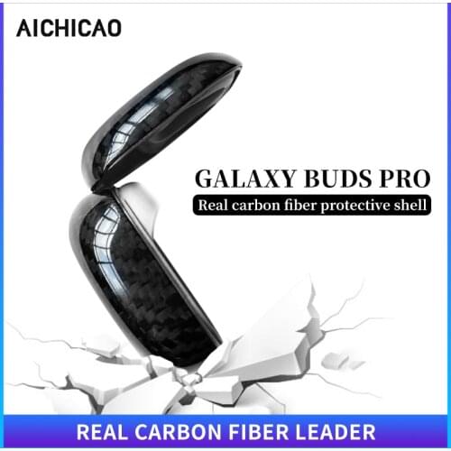 ACC-carbon for Samsung Galaxy Buds Pro protective Cover case Carbon fiber Case Galaxy Buds Live Bluetooth wireless headset shell