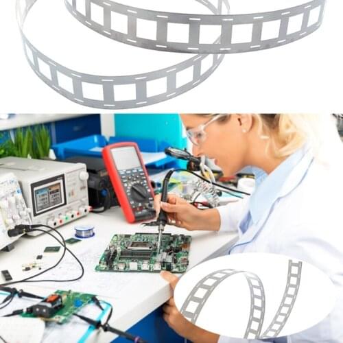 1 Roll 1m 2p 18650 Lithium Battery Nickel Strip Nickel Sheets Spot Welding Battery Nickel Plated Nickel Belt Spot Welder