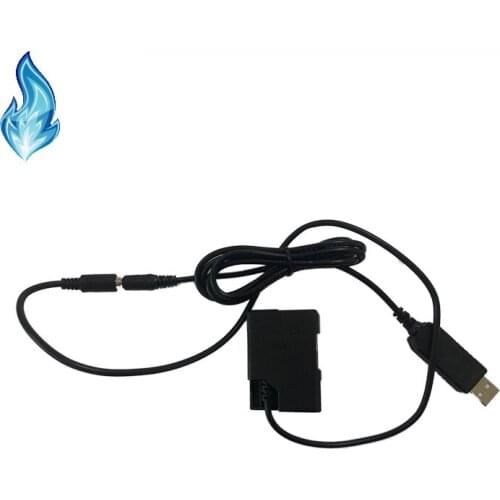 10Sets EN-EL14 Fake Battery EP-5A DC Coupler 4017 Connector + QC 3.0 USB Power Cable for Nikon P7700 P7000 D6500 D5500 Camera