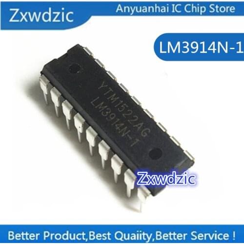 100PCS LM3914N-1 DIP18 LM3914-1 DIP LM3914N new and original