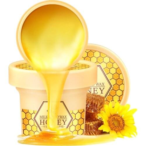 120g Milk Honey Essence Nourishing Hand Wax Whitening Removing Dead Skin Mask Hand Skin Care Paraffin