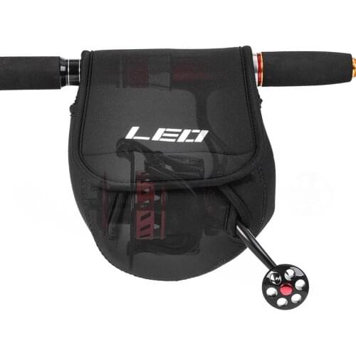 13 x 13 x 5cm Portable SBR Spinning Fishing Reel Protective Bag Case Cover Holder Pouch