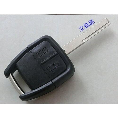 2 Button Remote Key Shell Case For Opel Astra Zafira Omega Vectra With HU43 Blade Fob Key Cover 50PCS/lot