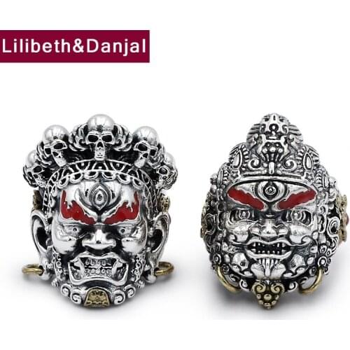 2019 Street Culture God of wealth Adjustable Rings 100% 925 Sterling Silver jewelry Men accessories Ring wholesale lots bulk R02