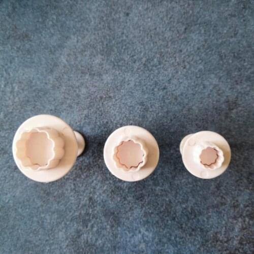 3pcs Sunflowers Spring Pattern Embossing Spring Pattern Diy Baking Set A1556