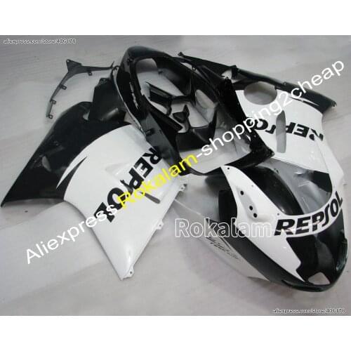 96-07 CBR1100XX Fairing Kits For Honda 1996-2007 CBR1100 XX Blackbird White Black Motorcycle Fairings (Injection Molding)
