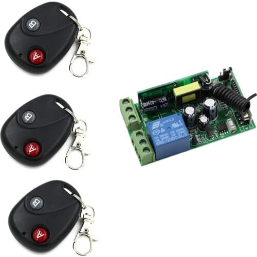 AC 85V-250V Wireless Remote Control Switch Remote Switch Wireless 1CH 10A Receiver Remote Transmitter 315Mhz/433Mhz