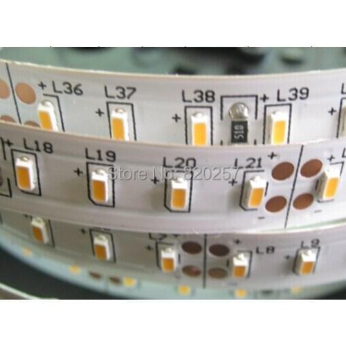 Free Shipping 5m/Reel DC12V Superbright 3014 SMD Led(10-12lm/led) Strip 120leds Per Meter Nonwaterproof